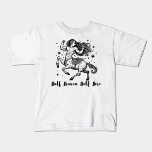 Half human half hero Kids T-Shirt